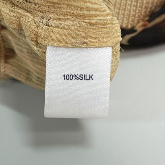 St John Top Women S Brown Animal Print Sleeveless - Picture 8 of 13